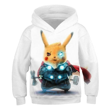 Anime Pikachu 3D Print Children's Sweatshirt