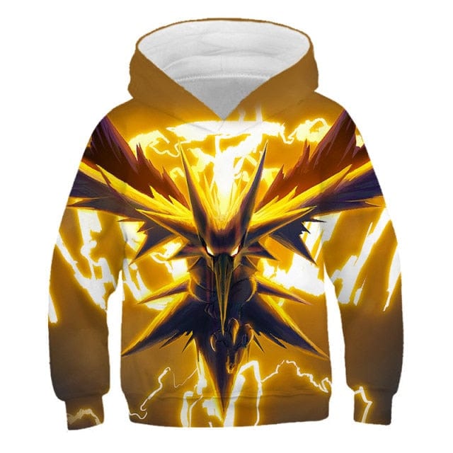 Anime Pikachu 3D Print Children's Sweatshirt