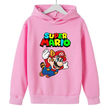 Mario Cartoon Boys Hoodie