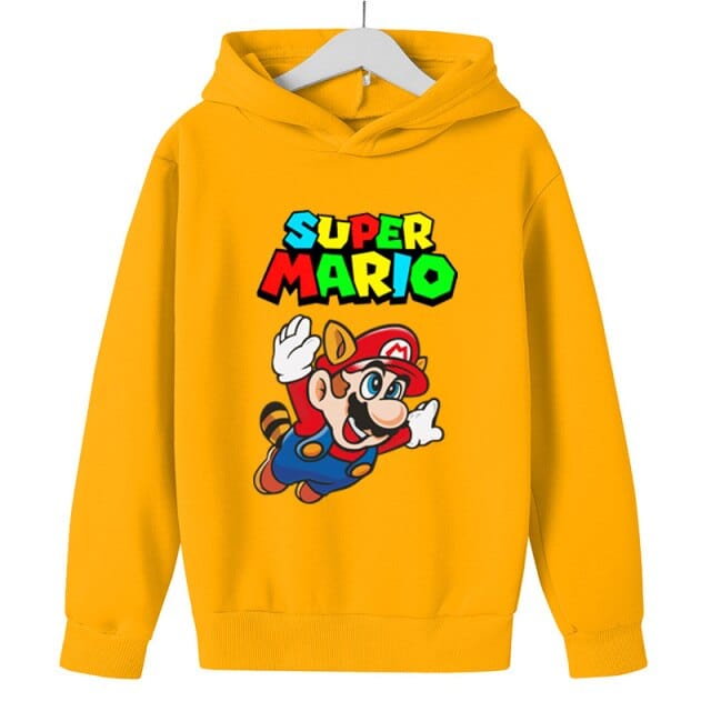 Mario Cartoon Boys Hoodie