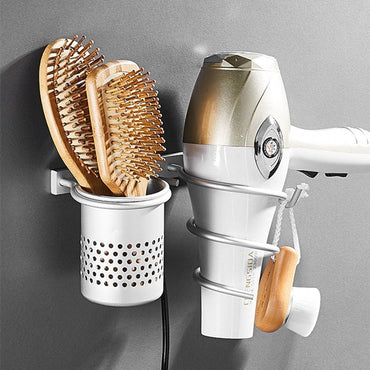 Gold Hair Dryer Holder