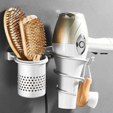 Gold Hair Dryer Holder