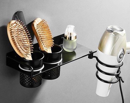 Gold Hair Dryer Holder