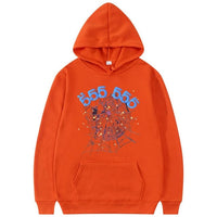 Spider Web Pattern Loose Sweat Top Unisex