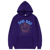 Spider Web Pattern Loose Sweat Top Unisex