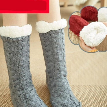 Winter Warm Striped Carpet Socks