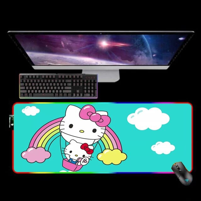 Cute Cat Gaming Mouse Pad