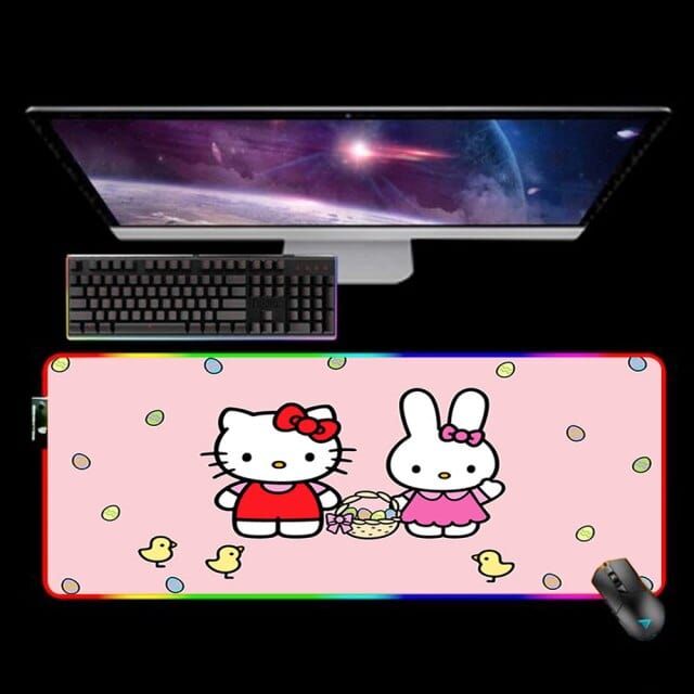 Cute Cat Gaming Mouse Pad