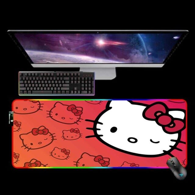 Cute Cat Gaming Mouse Pad