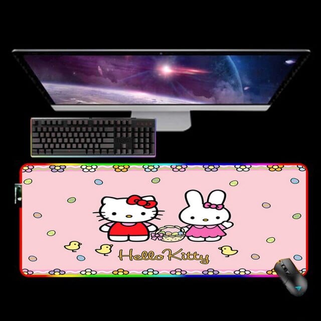 Cute Cat Gaming Mouse Pad