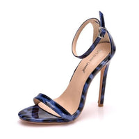 Thin Sexy Solid Peep Toe Buckle Strap High Heel Pumps