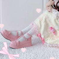 Girls Cute Cosplay Wedge Shoes