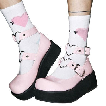 Girls Cute Cosplay Wedge Shoes