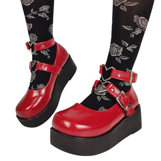 Girls Cute Cosplay Wedge Shoes