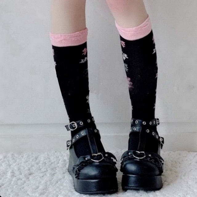 Girls Cute Cosplay Wedge Shoes