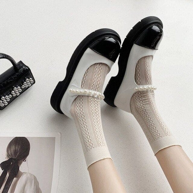 Mary Jane Ankle Strap Pump Shoes