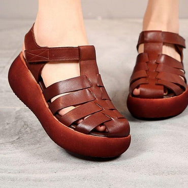 Genuine Leather Gladiator Sandals