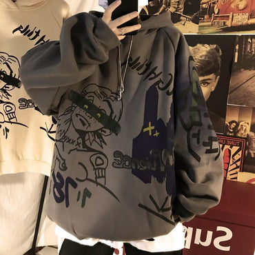 Oversized Men Hip Hop Hoodie
