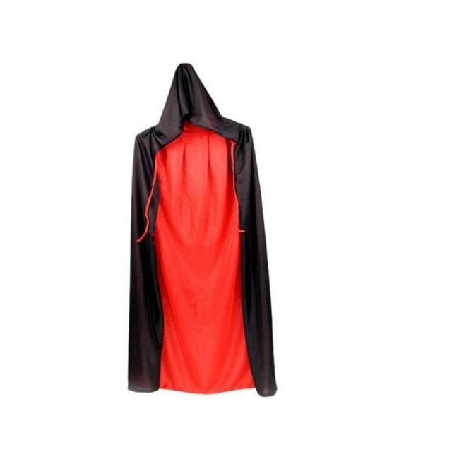 Halloween Hooded Black Cloak Of Death Party Outfit