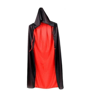 Halloween Hooded Black Cloak Of Death Party Outfit