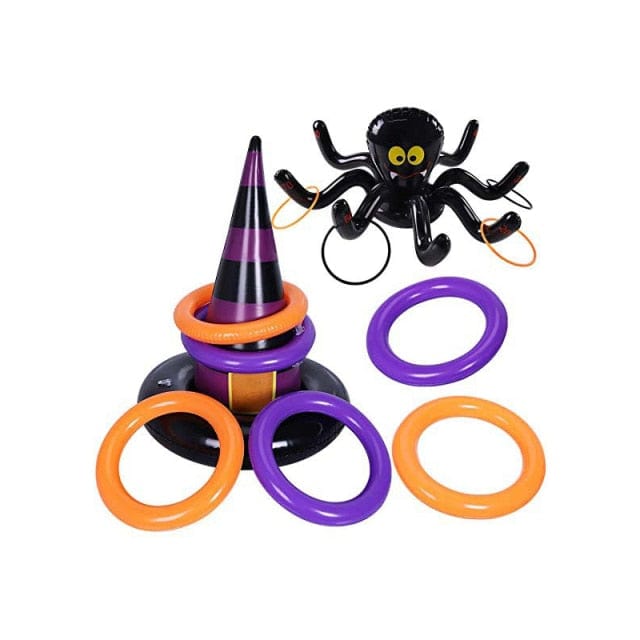 Halloween Inflatable Witch Spider Hat Party Game