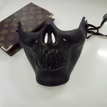 Movable Jaw Skull Mask Halloween Costume