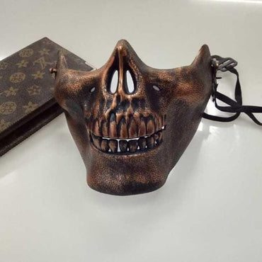 Movable Jaw Skull Mask Halloween Costume