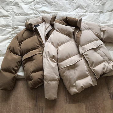 Winter Down Solid Oversize Jacket