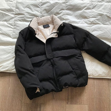 Winter Down Solid Oversize Jacket