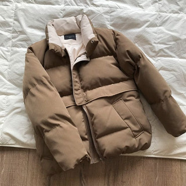 Winter Down Solid Oversize Jacket