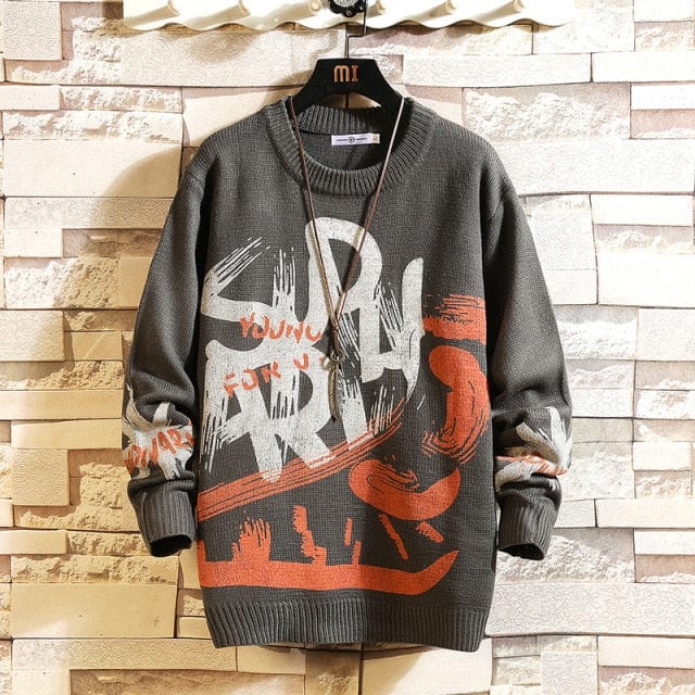 Men's Oversized Hip Hop Pullover