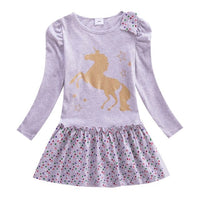 Long Sleeve Pattern Dress