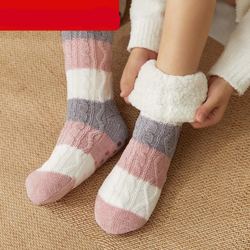 Winter Mid-Calf Carpet Socks