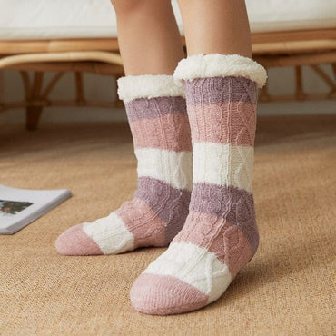 Winter Mid-Calf Carpet Socks