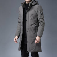 Thick Warm Hooded Windbreaker Coat