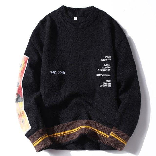 Winter Embroidery Men's Jumper