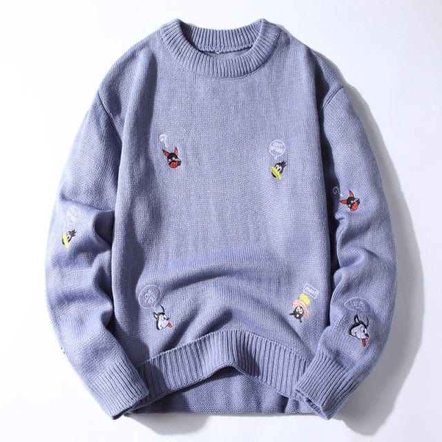 Winter Embroidery Men's Jumper