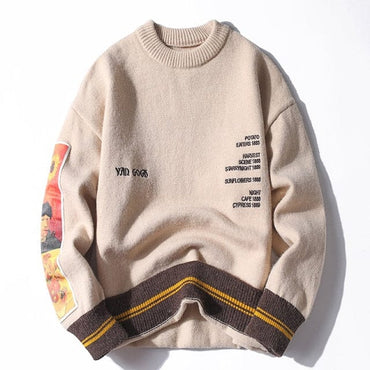 Winter Embroidery Men's Jumper