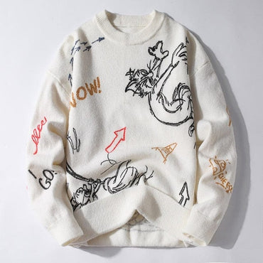 Winter Embroidery Men's Jumper