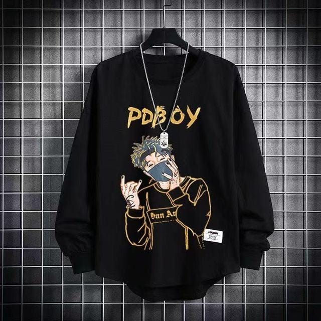 Patchwork Hip Hop Loose Sweatshirts