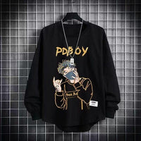 Patchwork Hip Hop Loose Sweatshirts