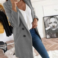 Women Turn-Down Winter Outerwear