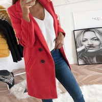 Women Turn-Down Winter Outerwear