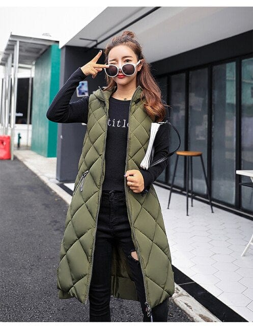 Ladies Bamboo Fiber Warm Winter Coat