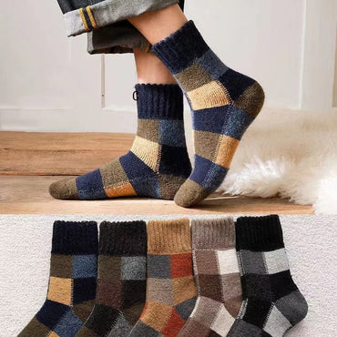 3 Pairs/lot Men's Wool Rich Winter Socks