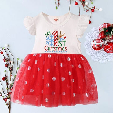 My First Christmas Infant Girls Dress