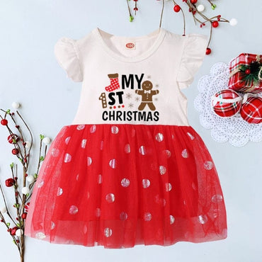 My First Christmas Infant Girls Dress