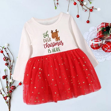 My First Christmas Infant Girls Dress