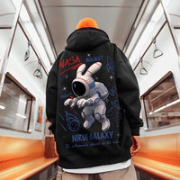 Hip Hop Cartoon Print Hooded Sweat Tops