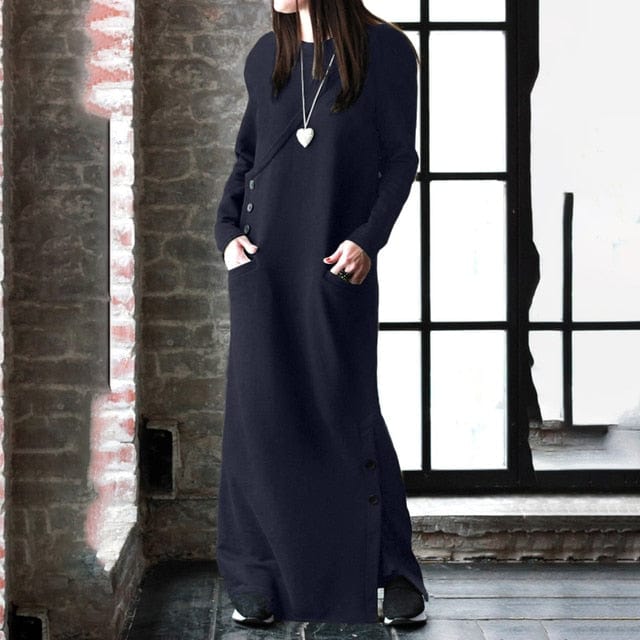 Winter Warm Long Maxi Dress